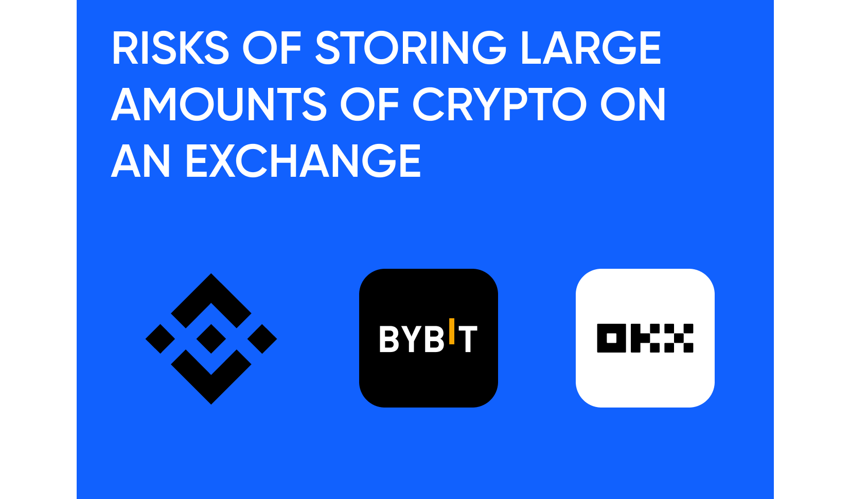 Risks of Storing Large Amounts of Cryptocurrency on an Exchange