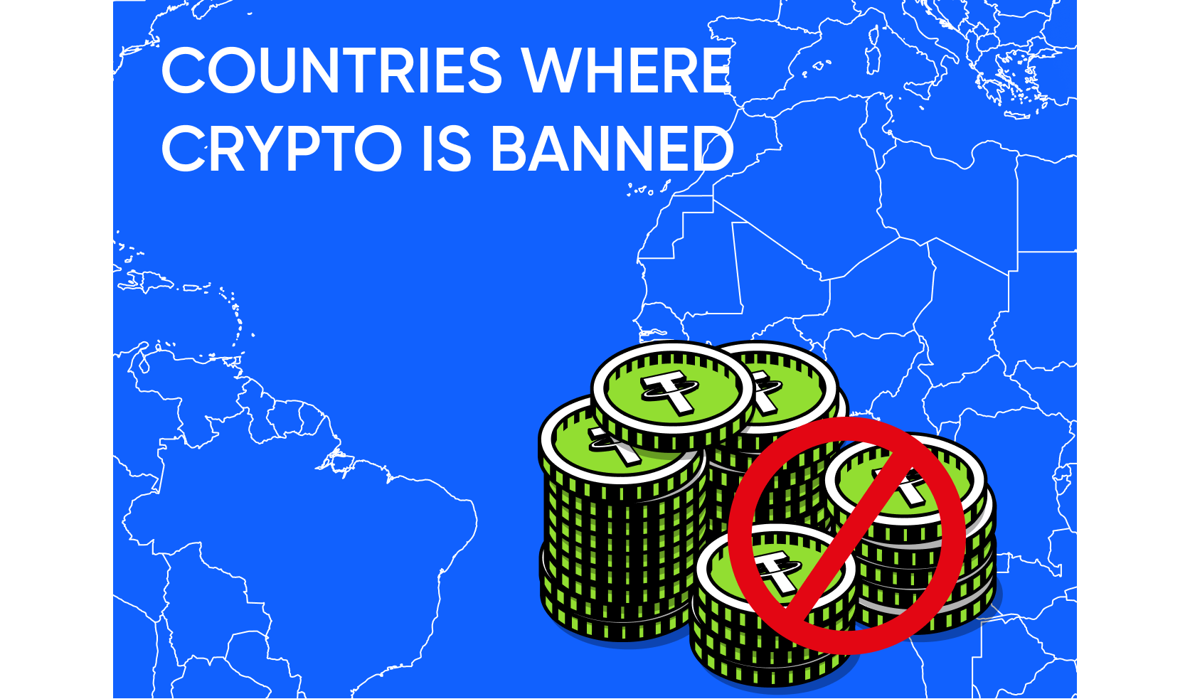Countries where crypto is banned