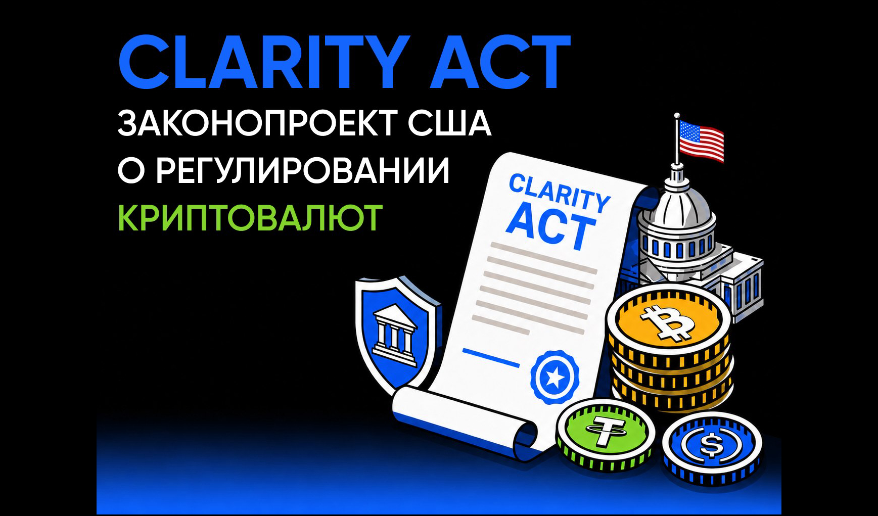 CLARITY Act: что меняет новый законопроект США о регулировании криптовалют